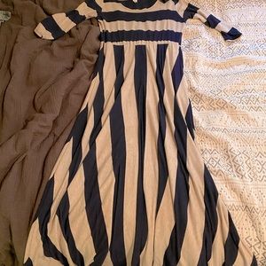 Adorable Long casual dress with 3/4 sleeve